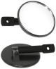 Lenkerspiegel 'Superbike', schwarz, 1 Paar, D=100/94mm, Bohrung 6mm, Stiel 65mm, E-geprüft