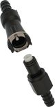 Benzinleitungs-Schnellverbinder für 8mm Benzinschlauch -></picture> dichtet beidseitig ab! Innendurchmesser 5mm, (ohne Clips, ggf. 2x mitbestellen)