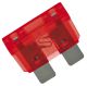 Flach-Stecksicherung Midi (KFZ-Standard), rot (10A), Abm. ca. 19x19mm