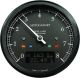 Motogadget 'Chronoclassic' Multifunkt.- Instrument, DZM analog, km/h digital Gesamt+Tages-km, 80mm Einbaudurchmesser, Alu schwarz eloxiert