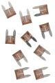 7.5A Mini-Stecksicherung, braun, Abm. ca. 16x11mm, 10er Pack
