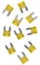 20A Mini-Stecksicherung, gelb, Abm. ca. 16x11mm, 10er Pack