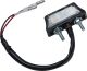 LED Kennzeichenleuchte 'D-Track', e-geprüft, Abm. 47x20x14mm, M4 Verschraubung mit ca. 24mm Achsabstand 15mm Schraubenlänge, Kabel ca. 190mm