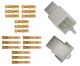 9er Steckergehäuse-Set INKLUSIVE 2x9 Kontakte Typ 110 (Gehäuse mit Rastung)