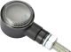 Daytona LED-Blinker D-Light SOL2, schwarzes Aluminium-Gehäuse, rauchgraues Glas, e-geprüft, M8 Gewinde, 1 Paar, für 12V-Elektrik