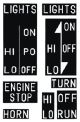 Lenkerschalter-Beschriftungs-Set YAMAHA (universal)