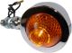 Bullet-Blinker, spitzes Glas, 1 Stück, e-Prüfzeichen, Anschlussgewinde M10x1.25 (Glühbirne: BA15s 12V/10W, 12V/21W siehe Artikel 41114),
