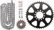 XW-Ring Kettensatz inkl. 16Z Ritzel, 46Z Kettenblatt, OFFENE RK520XRE-Kette mit 98 Gliedern, Hohlniet- und Clipschloss