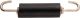 Auspuff-Zugfeder universal Edelstahl, 80mm lang, 15mm Durchmesser, 2,5mm Draht, Silikonmantel hitzefest bis 250°C (frei drehbare Haken)