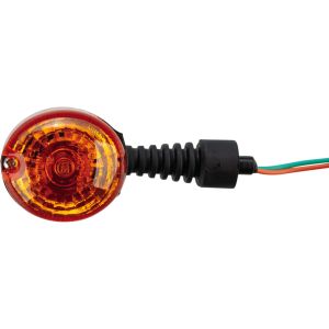 Replika-Blinker vorn/rechts bzw. hinten/links, 12V Glühlampe 10W BA15S, Kabellänge 15cm, Japanstecker, 1 Stück