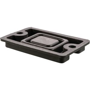Membran Hauptbremszylinder / Kupplungsflüssigkeitsausgleichsbehälter (OEM), BxL ca: 33x50mm, Bohrungsabstand ca. 42mm.
