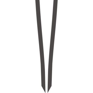 Kotflügel-Aufkleber / Dekor, anthrazit-metallic, für WorldRaid Farbvariante »BLACK METALLIC X« passend für Kotflügel Art. 31092S, 1 Stück
