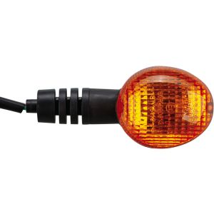 Enduro-Blinker vorn/links bzw. hinten/rechts, 12V Glühlampe 10W BA15S, Verschraubung wie OEM, Blinkerarm vibrationsentkoppelt, 1 Stück