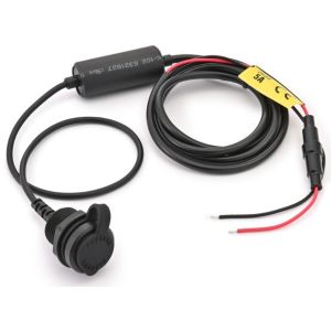 DAYTONA USB-C Einbau-Steckdose, Aluminium, mit grüner Ladekontrollleuchte, Output max. 18W: 5V/3A, 9V/2A, 12V/1.5A, 20mm Durchmesser