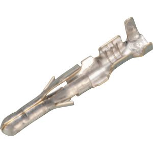 Rundkontakt-Stecker, 1 Stück, für Kabelquerschnitte 0,5-2,0mm² geeignet, für Art. 41955-X passend, Pinstärke 2,4mm