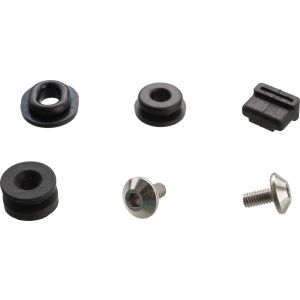 Befestigungs-Set Verkleidungs-Seitendeckel links und rechts komplett, 6tlg. Gummi- und -Schrauben-Set