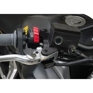 JvB-moto 'Super7' LED-Blinker vorn inkl. Edelstahlhalter schwarz beschichtet, 1 Paar, e-geprüft, montagefertig