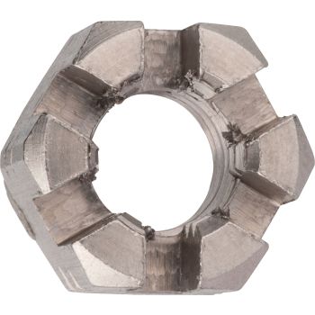 Mutter Seitenständer, Edelstahl, M8x1.25, für Splint-/Feder-Sicherung geeignet, OEM-Vergleichs-Nr. 95307-08900