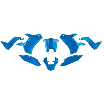 Racetech T7 Revolution Verkleidungs-Kit (8-teilig), hellblau durchgefärbtes Polypropylen, mit Originalschrauben montierbar