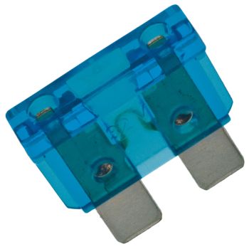 Flach-Stecksicherung Midi (KFZ-Standard), hellblau (15A), Abm. ca. 19x19mm