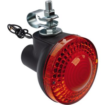 Lenkerblinker komplett mit Klemme, 1 Stück, e-geprüft, mit Leuchtmittel BA15s 12V/21W, mit Schelle (wir empfehlen die OEM-Schelle Art. 22311)