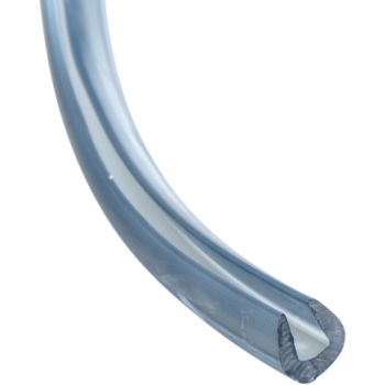 Kantenschutz rauchgrau, für Verkleidungsscheiben mit einer Dicke von ca. 2,5mm geeignet (div. OEM- und Zubehör-Scheiben), 1m