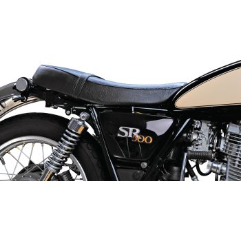 KEDO Komfort-Sitzbank »Classic«, Bezug schwarz, umlaufende Naht, 55cm Sitzfläche, inkl. Sozius-Haltegurt