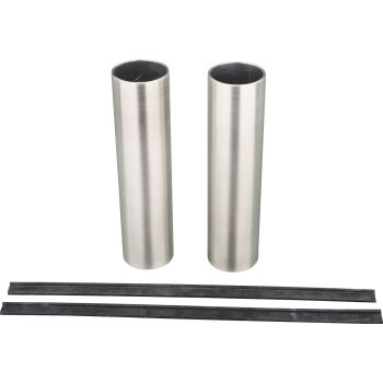 Standrohr-Abdeckung, Aluminium, 1 Paar (passt nicht mit originalem Lampenhalter-Rahmen)