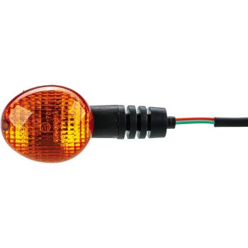 Enduro-Blinker vorn/rechts bzw. hinten/links, 12V Glühlampe 10W BA15S, Verschraubung wie OEM, Blinkerarm vibrationsentkoppelt, 1 Stück