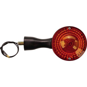 Blinker hinten (OEM), Gewindelänge 15mm, Blinkerglas klar, inkl. 6V/21W Leuchtmittel BA15S (für 12V siehe Art. 41004), SAE-Kennung