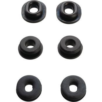 Befestigungs-Set Verkleidungs-Seitendeckel links und rechts komplett, 6tlg. Gummi-Set
