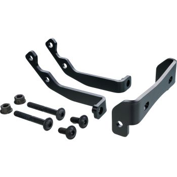 SW-Motech Zusatzscheinwerfer Halter, für z.B. EVO Scheinwerfer, Stahl schwarz pulverbeschichtet