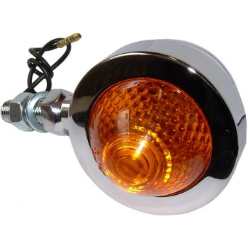 Bullet-Blinker, spitzes Glas, 1 Stück, e-Prüfzeichen, Anschlussgewinde M10x1.25 (Glühbirne: BA15s 12V/10W, 12V/21W siehe Artikel 41114),
