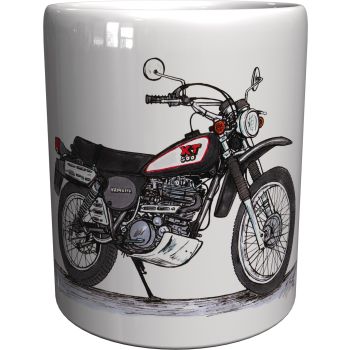 Porzellan-Becher 'XT500S 1989'