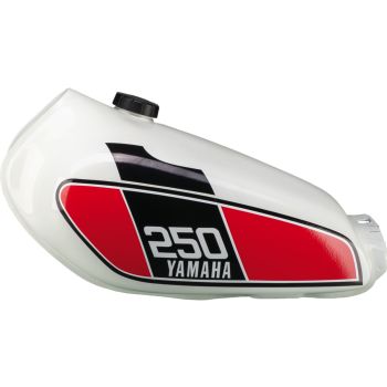 Tankdekor 76er XT-Style, rot/schwarz/weiß, 1 Paar (für CleanWhite lackierten Tank)